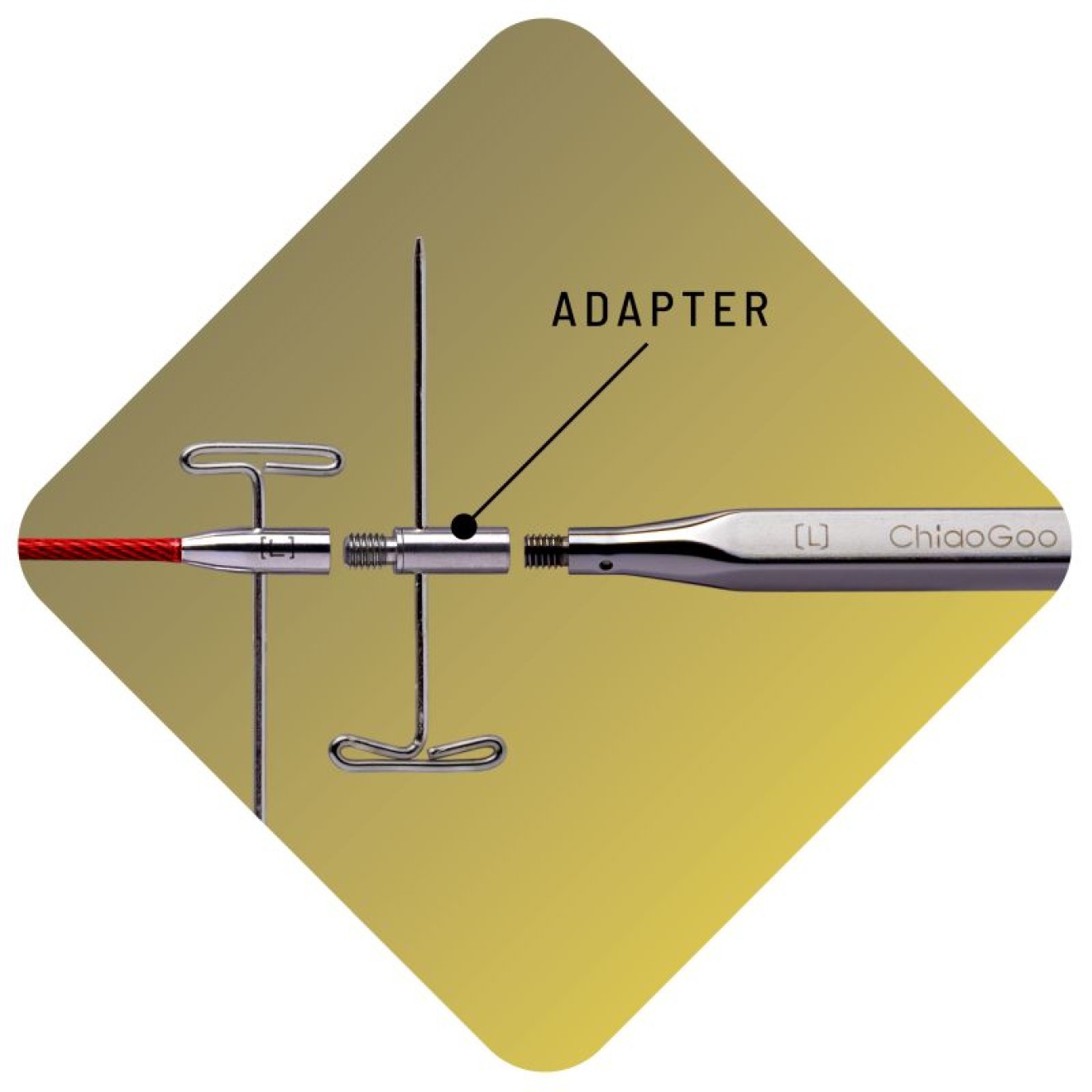 ChiaoGoo Adapter for auswechselbare needle tips