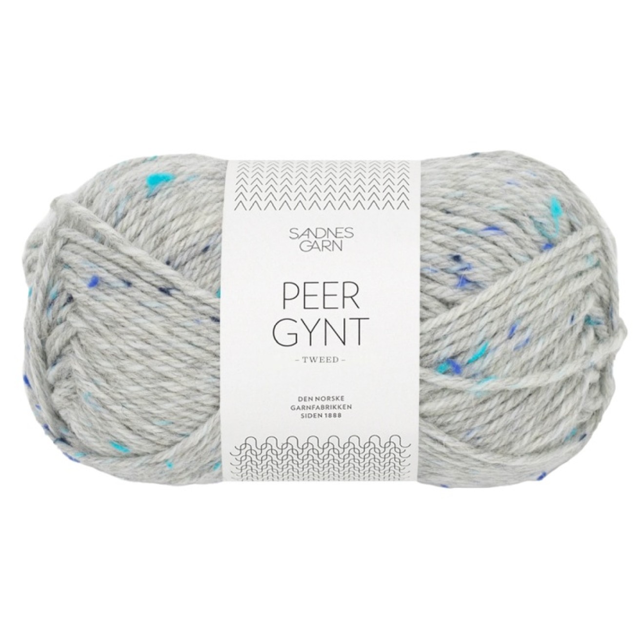 Sandnes Garn Peer Gynt colour 1502 light grained blue tweed